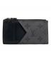LOUIS VUITTON (ルイ ヴィトン) コインカード・ホルダー ブラック：30000円