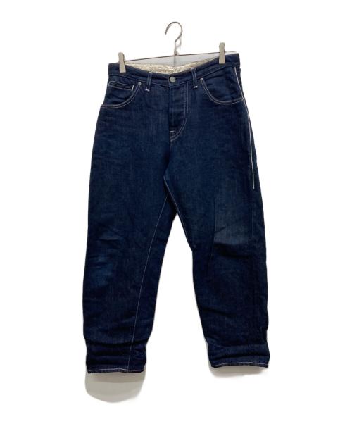 mina perhonen（ミナ ペルホネン）mina perhonen (ミナ ペルホネン) alwaysボタンフライデニムパンツ インディゴ サイズ:38の古着・服飾アイテム