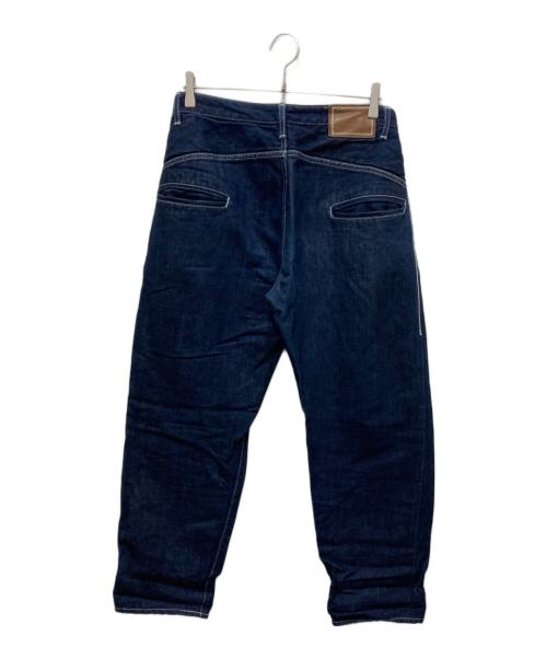 mina perhonen（ミナ ペルホネン）mina perhonen (ミナ ペルホネン) alwaysボタンフライデニムパンツ インディゴ サイズ:38の古着・服飾アイテム