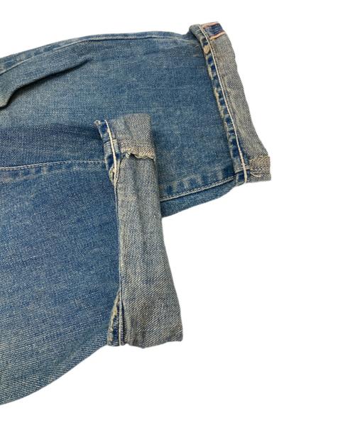 mina perhonen（ミナ ペルホネン）mina perhonen (ミナ ペルホネン) ダメージ加工デニムパンツ インディゴ サイズ:38の古着・服飾アイテム