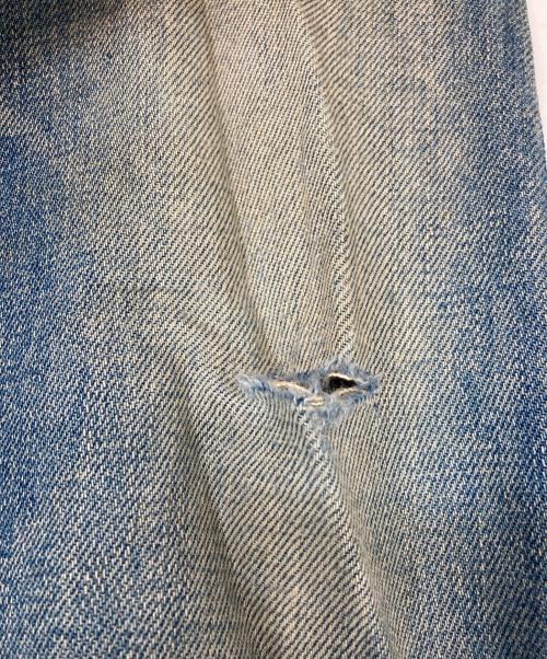 mina perhonen（ミナ ペルホネン）mina perhonen (ミナ ペルホネン) ダメージ加工デニムパンツ インディゴ サイズ:38の古着・服飾アイテム