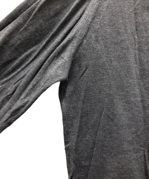 JOHN SMEDLEY（ジョンスメドレー）JOHN SMEDLEY (ジョンスメドレー) Vネックニット グレー サイズ:Lの古着・服飾アイテム