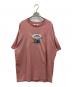 WIND AND SEA（ウィンダンシー）の古着「Tシャツ」｜ピンク