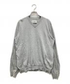 Maison Margiela 14メゾンマルジェラ 14）の古着「エルボーパッチVネックニット」｜グレー