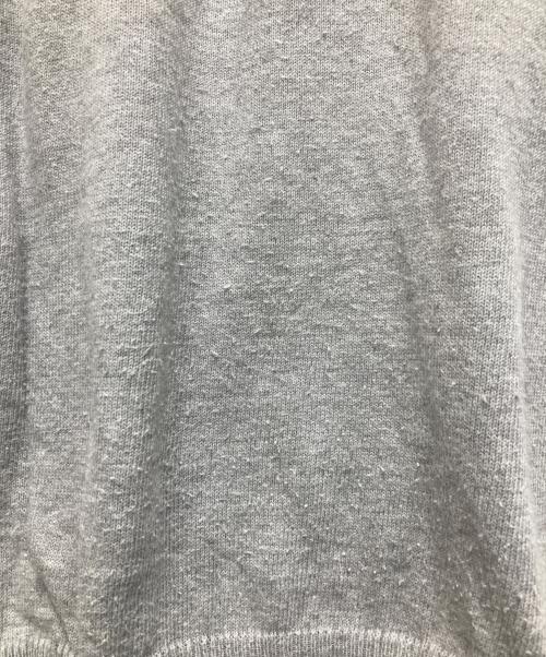 Maison Margiela 14（メゾンマルジェラ 14）Maison Margiela 14 (メゾンマルジェラ 14) エルボーパッチVネックニット グレー サイズ:Mの古着・服飾アイテム