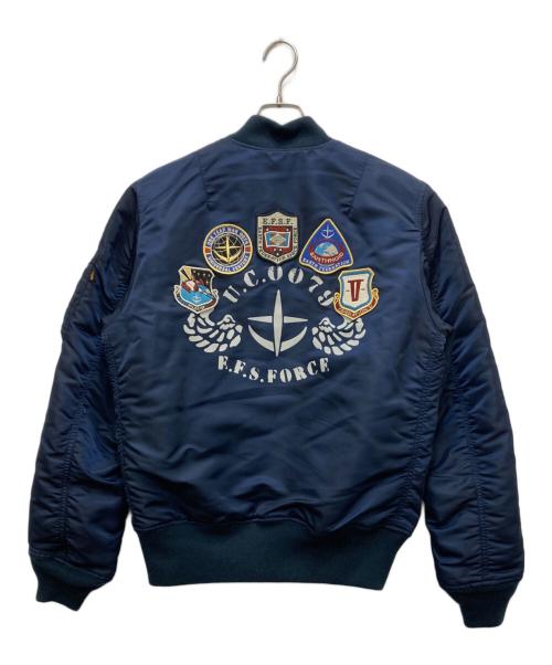 ALPHA（アルファ）ALPHA (アルファ) STRICT-G (ストラクトジー) MA1フライトジャケット ネイビー サイズ:Lの古着・服飾アイテム