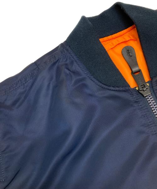 ALPHA（アルファ）ALPHA (アルファ) STRICT-G (ストラクトジー) MA1フライトジャケット ネイビー サイズ:Lの古着・服飾アイテム