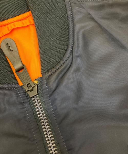 ALPHA（アルファ）ALPHA (アルファ) STRICT-G (ストラクトジー) MA1フライトジャケット ネイビー サイズ:Lの古着・服飾アイテム