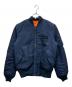 ALPHA（アルファ）の古着「MA1フライトジャケット」｜ネイビー