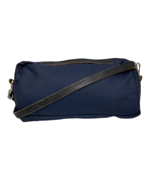 COMME des GARCONS（コムデギャルソン）COMME des GARCONS (コムデギャルソン) レザーナイロンショルダーバッグ ネイビーの古着・服飾アイテム