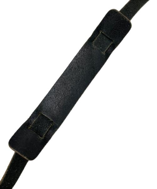 COMME des GARCONS（コムデギャルソン）COMME des GARCONS (コムデギャルソン) レザーナイロンショルダーバッグ ネイビーの古着・服飾アイテム