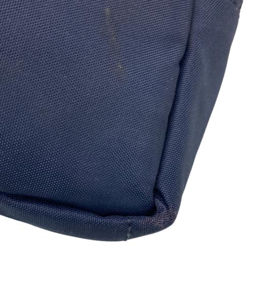 COMME des GARCONS（コムデギャルソン）COMME des GARCONS (コムデギャルソン) レザーナイロンショルダーバッグ ネイビーの古着・服飾アイテム
