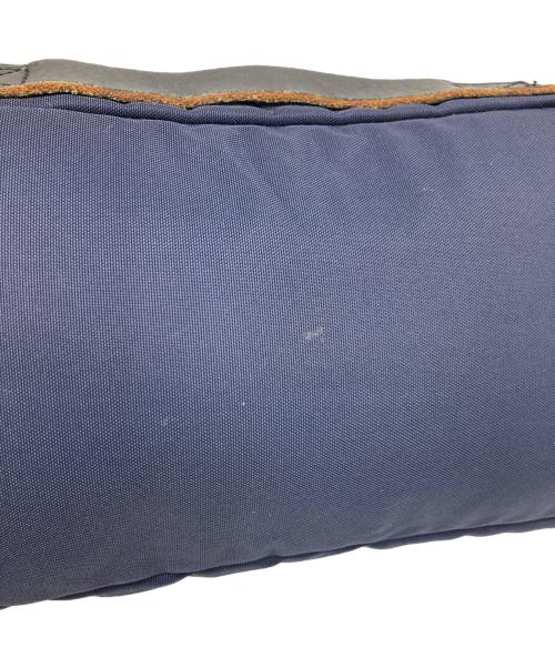 COMME des GARCONS（コムデギャルソン）COMME des GARCONS (コムデギャルソン) レザーナイロンショルダーバッグ ネイビーの古着・服飾アイテム