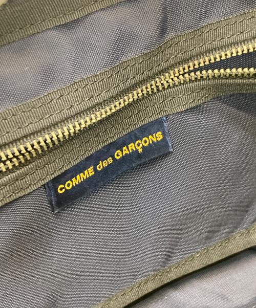 COMME des GARCONS（コムデギャルソン）COMME des GARCONS (コムデギャルソン) レザーナイロンショルダーバッグ ネイビーの古着・服飾アイテム
