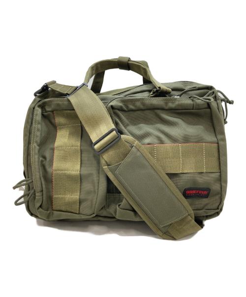BRIEFING（ブリーフィング）BRIEFING (ブリーフィング) NEO TRINITY LINER 3way ブリーフバッグ オリーブの古着・服飾アイテム