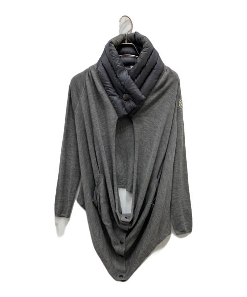 MONCLER（モンクレール）MONCLER (モンクレール) maglione tricot cardigan グレー サイズ:Sの古着・服飾アイテム