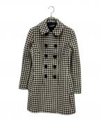 DOLCE & GABBANAドルチェ＆ガッバーナ）の古着「ダブルブレストコート」｜ブラック×ベージュ