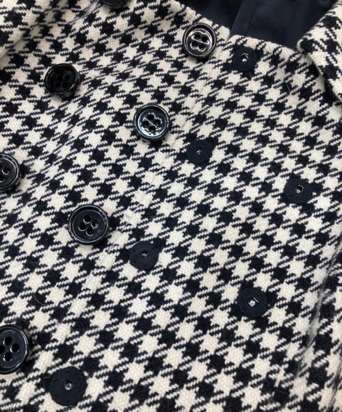 DOLCE & GABBANA（ドルチェ＆ガッバーナ）DOLCE & GABBANA (ドルチェ＆ガッバーナ) ダブルブレストコート ブラック×ベージュ サイズ:42の古着・服飾アイテム