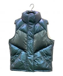 MONCLER（モンクレール）の古着「FAUCILLE / ダウンベスト」｜メタリックブルー