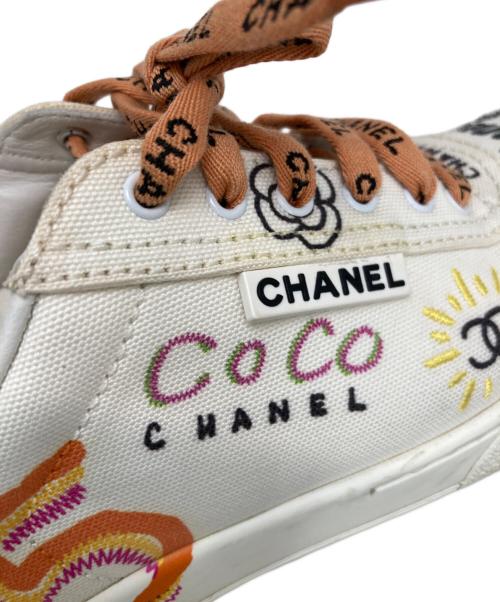 CHANEL（シャネル）CHANEL (シャネル) Pharrell Williams スニーカー ホワイト サイズ:37の古着・服飾アイテム