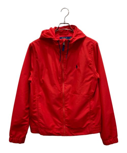 POLO RALPH LAUREN（ポロ・ラルフローレン）POLO RALPH LAUREN (ポロ・ラルフローレン) ポニー刺繍マウンテンパーカー レッド サイズ:Sの古着・服飾アイテム