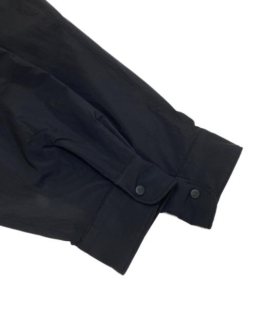 Gymphlex（ジムフレックス）Gymphlex (ジムフレックス) インサレーション バンドカラー シャツ ブラック サイズ:14の古着・服飾アイテム