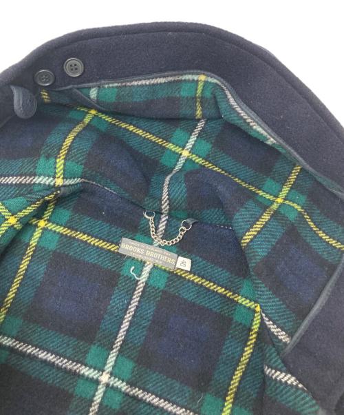 BROOKS BROTHERS（ブルックスブラザーズ）BROOKS BROTHERS (ブルックスブラザーズ) 裏地タータンチェック柄ダッフルコート ネイビー サイズ:40の古着・服飾アイテム