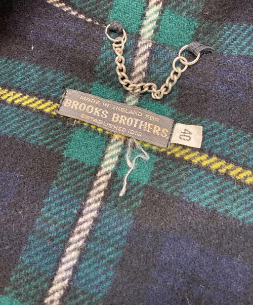 BROOKS BROTHERS（ブルックスブラザーズ）BROOKS BROTHERS (ブルックスブラザーズ) 裏地タータンチェック柄ダッフルコート ネイビー サイズ:40の古着・服飾アイテム