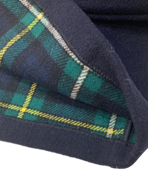 BROOKS BROTHERS（ブルックスブラザーズ）BROOKS BROTHERS (ブルックスブラザーズ) 裏地タータンチェック柄ダッフルコート ネイビー サイズ:40の古着・服飾アイテム