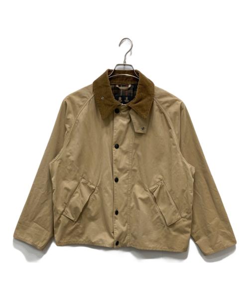 Barbour（バブアー）Barbour (バブアー) TRANSPORT CASUAL /ピーチスキン コットン ショートレングスブルゾン ベージュ サイズ:36の古着・服飾アイテム