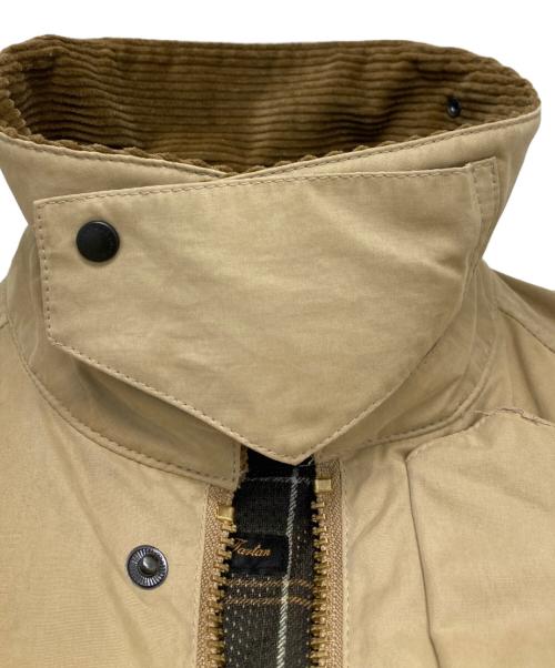 Barbour（バブアー）Barbour (バブアー) TRANSPORT CASUAL /ピーチスキン コットン ショートレングスブルゾン ベージュ サイズ:36の古着・服飾アイテム