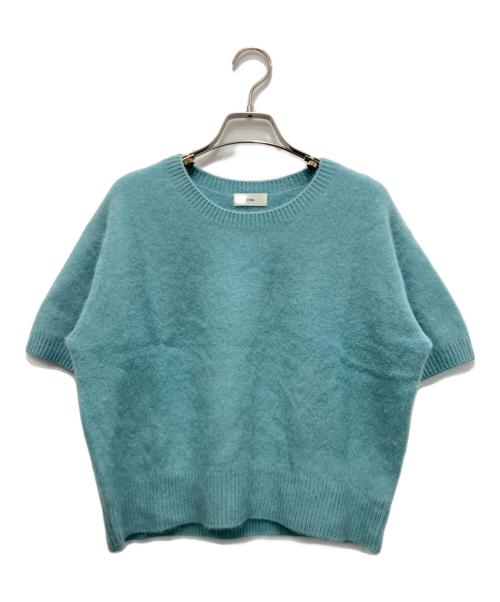 IENA（イエナ）IENA (イエナ) ファーハーフスリーブプルオーバー グリーン サイズ:不明（実寸参照）の古着・服飾アイテム