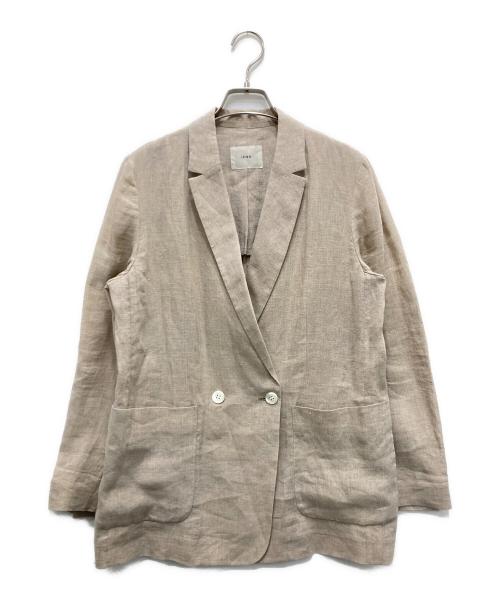 IENA（イエナ）IENA (イエナ) ドライリネンジャケット ベージュ サイズ:36の古着・服飾アイテム