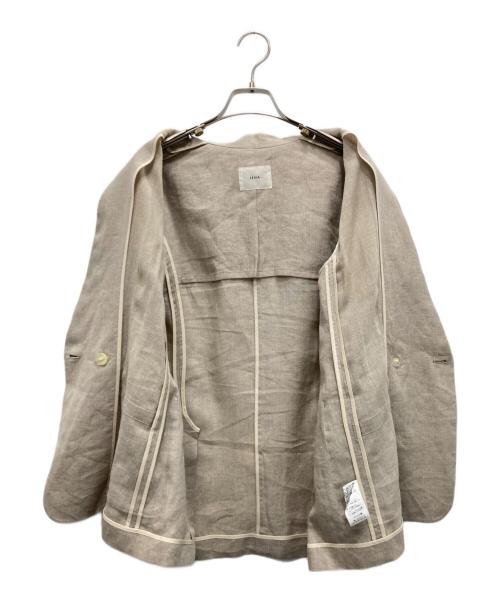IENA（イエナ）IENA (イエナ) ドライリネンジャケット ベージュ サイズ:36の古着・服飾アイテム