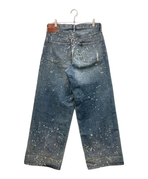 SUGARHILL（シュガーヒル）SUGARHILL (シュガーヒル) MOLDED DENIM TROUSERS WIDE CUT インディゴ サイズ:W34の古着・服飾アイテム