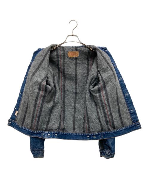 LEVI'S（リーバイス）LEVI'S (リーバイス) 裏ブランケットデニムジャケット ブルー サイズ:38Lの古着・服飾アイテム