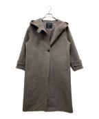 23区ニジュウサンク）の古着「MANTECOPureリバー フード ロングコート」｜モカ