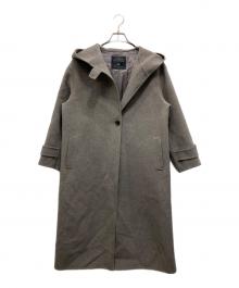 23区（ニジュウサンク）の古着「MANTECOPureリバー フード ロングコート」｜モカ