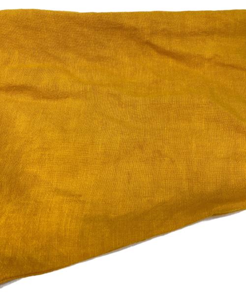 nest Robe（ネストローブ）nest Robe (ネストローブ) リネン近江晒 前開きシャツワンピース イエロー サイズ:FREEの古着・服飾アイテム