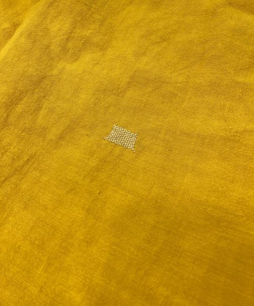 nest Robe（ネストローブ）nest Robe (ネストローブ) リネン近江晒 前開きシャツワンピース イエロー サイズ:FREEの古着・服飾アイテム