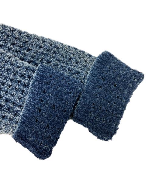 DIESEL（ディーゼル）DIESEL (ディーゼル) ニットポロシャツ ブルー サイズ:Sの古着・服飾アイテム