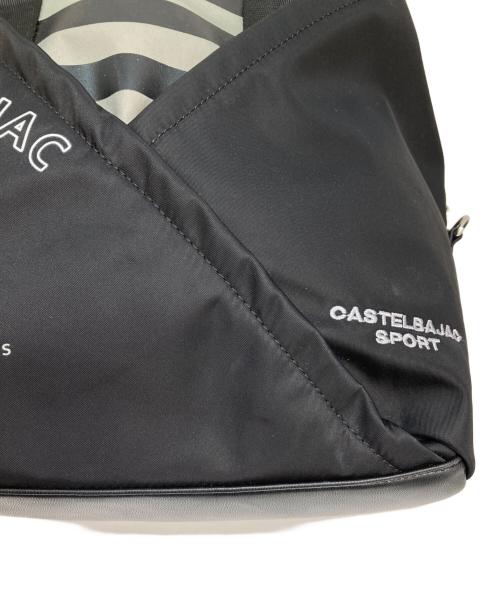 CASTELBAJAC（カステルバジャック）CASTELBAJAC (カステルバジャック) ボーダー切替バッグ ブラックの古着・服飾アイテム