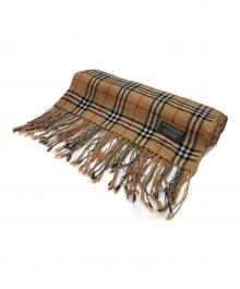 BURBERRY（バーバリー）の古着「カシミヤストール」｜ブラウン