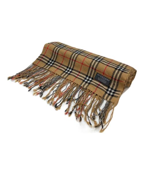 BURBERRY（バーバリー）BURBERRY (バーバリー) カシミヤストール ブラウンの古着・服飾アイテム