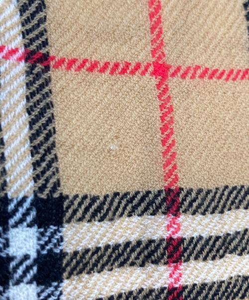 BURBERRY（バーバリー）BURBERRY (バーバリー) カシミヤストール ブラウンの古着・服飾アイテム