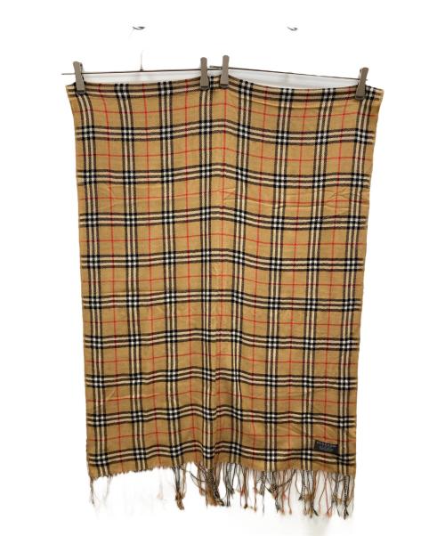 BURBERRY（バーバリー）BURBERRY (バーバリー) カシミヤストール ブラウンの古着・服飾アイテム