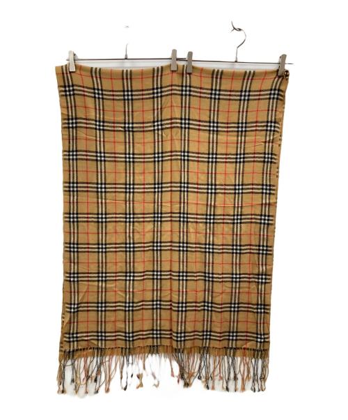BURBERRY（バーバリー）BURBERRY (バーバリー) カシミヤストール ブラウンの古着・服飾アイテム