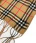 中古・古着 BURBERRY (バーバリー) カシミヤストール ブラウン：8000円