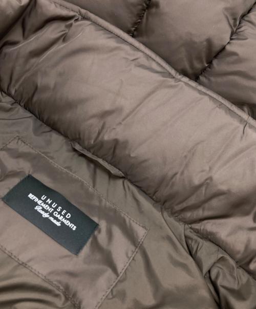 UNUSED（アンユーズド）UNUSED (アンユーズド) Hooded Down Jacket ブラウン サイズ:2の古着・服飾アイテム