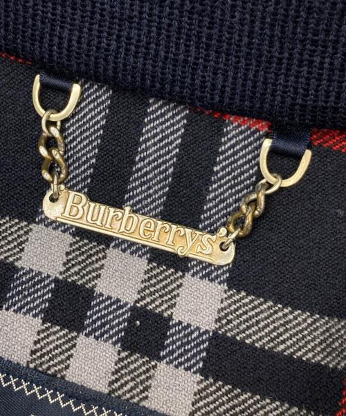 Burberry's（バーバリー）Burberry's (バーバリー) ウールスイングトップ ネイビー サイズ:Mの古着・服飾アイテム